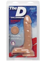 20 cm Testisli Gerçekçi Dildo | Damarlı, Ten Rengi ve Esnek Silikon Yapı