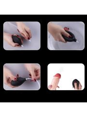 Su Fışkırtma Fonksiyonlu Gerçekçi Dildo | Vantuzlu, Ten Rengi, Damarlı Esnek Yapı