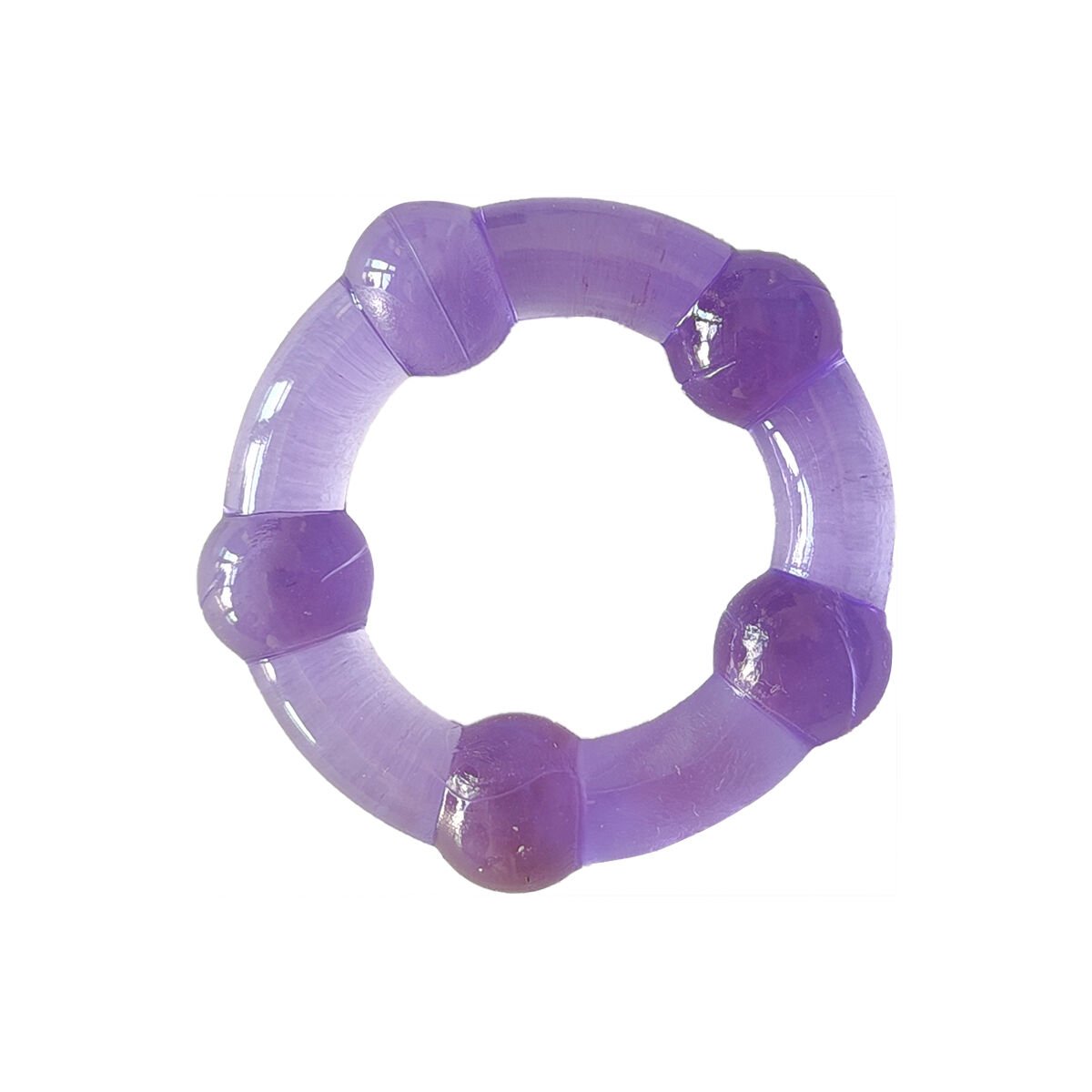 Censan Boğumlu Penis Halkası Mor - Kan Akışını Destekleyici