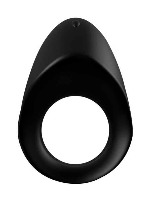 Titreşimli Şarjlı Penis Halkası – Siyah | Manyetik USB & Su Geçirmez Tasarım | 724Haz