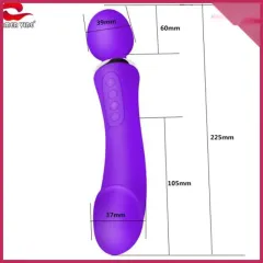 Amphisbana Isıtmalı Teknolojik Çift Yönlü Vibratör – 12 Mod USB | 724Haz