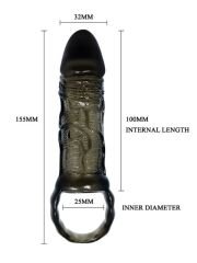 10 cm Zenci Penis Kılıfı