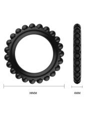 Titan 3'lü Tırtıklı Penis Halkası Seti - 3 Farklı Boyut & Hijyenik Silikon