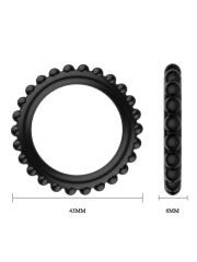 Titan 3'lü Tırtıklı Penis Halkası Seti - 3 Farklı Boyut & Hijyenik Silikon