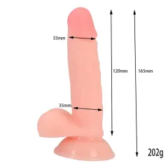 Matt Man Starter 17 cm Gerçekçi Dildo – Vantuzlu Başlangıç Seçeneği | 724Haz