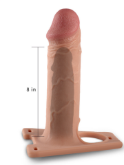 724Haz Ingen Rodeo Hollow Big Strapon Set | 8.5 inç, İçi Boş, Belden Bağlamalı