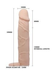 18cm Real Soft Skin Penis Kılıfı