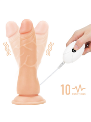 Vibrating Easy Strapon Set – 19 cm Belden Bağlamalı Titreşimli Kemerli Set