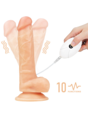 724Haz Vibrating Easy Strapon Set | 7.5 inç, Titreşimli, Belden Bağlamalı