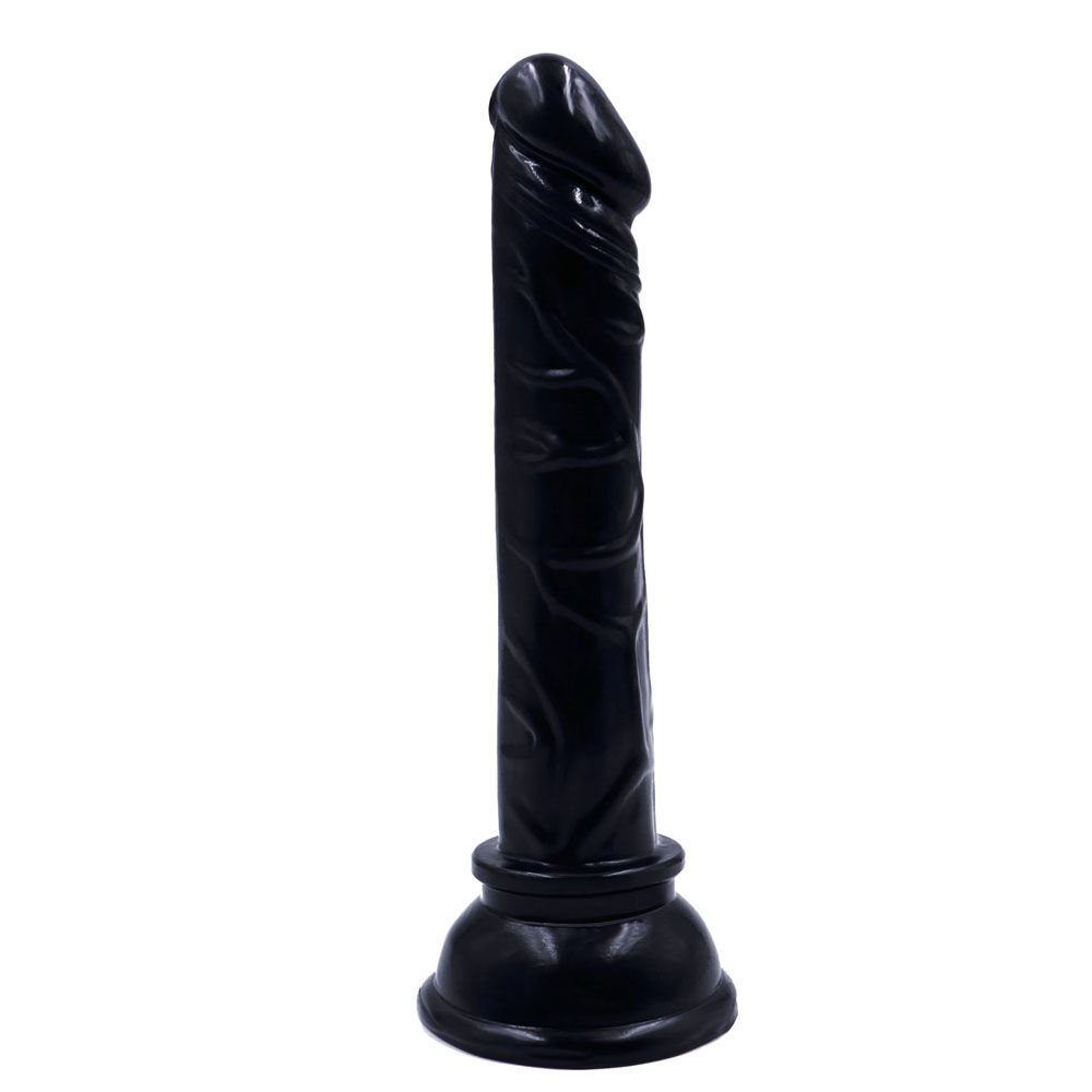 Siyah Gerçekçi 15 cm Anal Dildo | Sert Yapı, Derin Uyarım