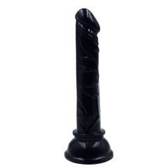 Siyah Gerçekçi 15 cm Anal Dildo | Sert Yapı, Derin Uyarım