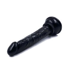 Siyah Gerçekçi 15 cm Anal Dildo | Sert Yapı, Derin Uyarım