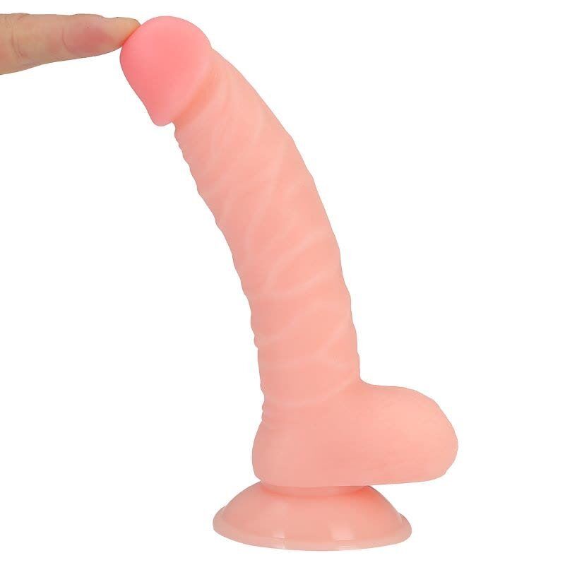 21 cm Realistik Vantuzlu Dildo Penis – Ultra Yumuşak | 724Haz