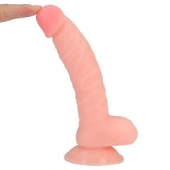 21 cm Realistik Vantuzlu Dildo Penis – Ultra Yumuşak | 724Haz