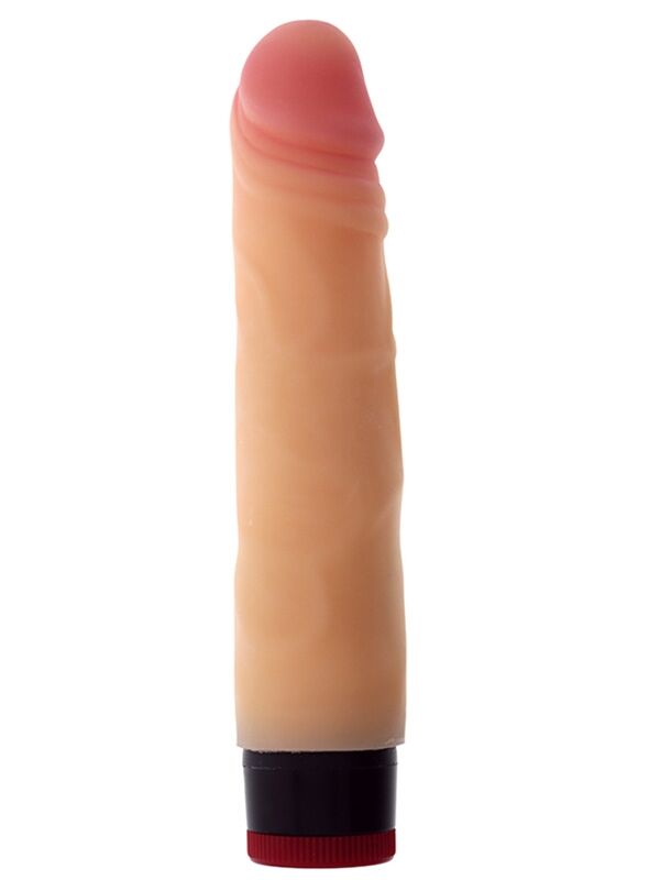 18 cm RealStuff Vibratör | Gerçekçi Dokulu, Şarjlı, Su Geçirmez