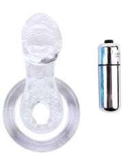 Get Lock Titreşimli Dilli Penis ve Testis Halkası - 7 Ritimli & Esnek