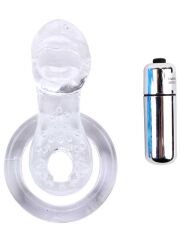 Get Lock Titreşimli Dilli Penis ve Testis Halkası - 7 Ritimli & Esnek