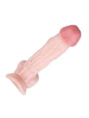 Ten Rengi 20 cm Gerçekçi Dildo | Damarlı, Esnek ve Silikon Model | No: 1007