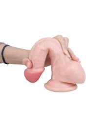 Ten Rengi 20 cm Gerçekçi Dildo | Damarlı, Esnek ve Silikon Model | No: 1007