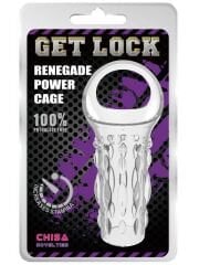 Get Lock Tırtıklı Penis & Testis Kılıfı