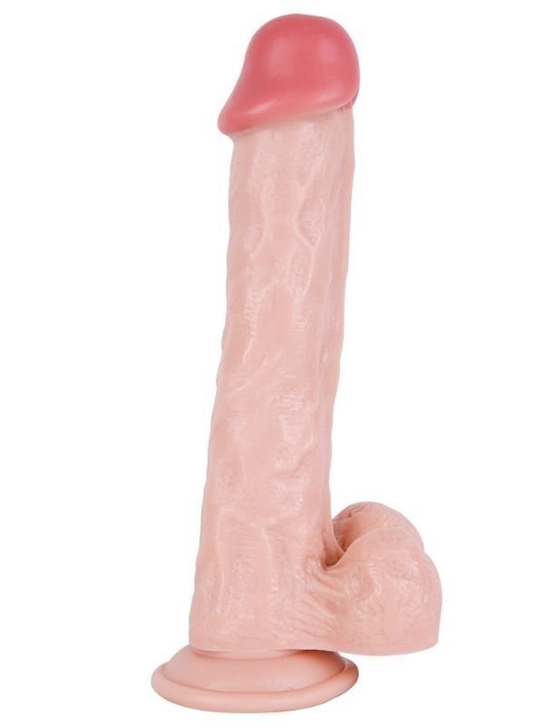 Ten Rengi 30 cm Gerçekçi Dildo | Damarlı, Esnek ve Silikon Büyük Boy Model