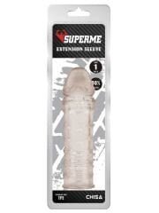 Extra Texture Sleeve Tırtıklı Penis Kılıfı - Gri