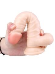 Ten Rengi 20 cm Dildo | Gerçekçi, Damarlı ve Esnek Silikon Model