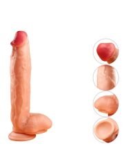Ten Rengi 32 cm Dildo | Gerçekçi, Esnek ve Damarlı Silikon Model