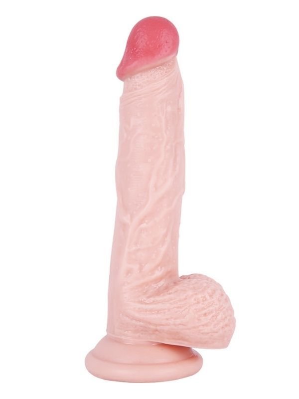 Ten Rengi 22 cm Dildo | Gerçekçi ve Damarlı Yapı | Esnek Silikon Model No: 1030