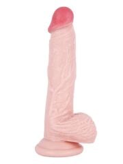Ten Rengi 22 cm Dildo | Gerçekçi ve Damarlı Yapı | Esnek Silikon Model No: 1030
