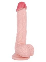 Ten Rengi 22 cm Dildo | Gerçekçi ve Damarlı Yapı | Esnek Silikon Model No: 1030