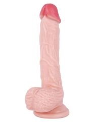 Ten Rengi 22 cm Dildo | Gerçekçi ve Damarlı Yapı | Esnek Silikon Model No: 1030