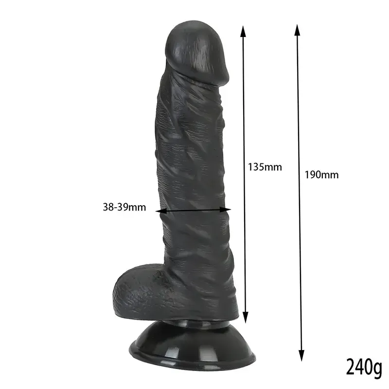Dana Starter 19 cm Gerçekçi Dildo – Vantuzlu Model | 724Haz