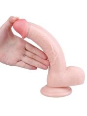 Ten Rengi 24 cm Dildo | Gerçekçi Damarlı Yapı | Esnek ve Silikon Model No: 1033