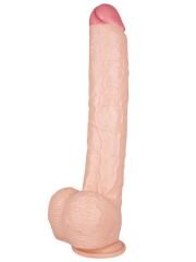Ten Rengi 41 cm Dev Dildo | Gerçekçi ve Esnek Uzun Model