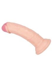 Ten Rengi 14 cm Dildo | Realistik Silikon, Vakum Taban & Cilt Dostu Seks Oyuncağı