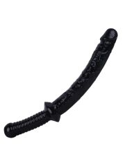 Siyah 38 cm Gerçekçi Dildo | Uzun, Vakum Tabanlı & Cilt Dostu Silikon Seks Oyuncağı