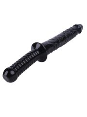 Siyah 38 cm Gerçekçi Dildo | Uzun, Vakum Tabanlı & Cilt Dostu Silikon Seks Oyuncağı
