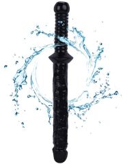 Siyah 38 cm Gerçekçi Dildo | Uzun, Vakum Tabanlı & Cilt Dostu Silikon Seks Oyuncağı
