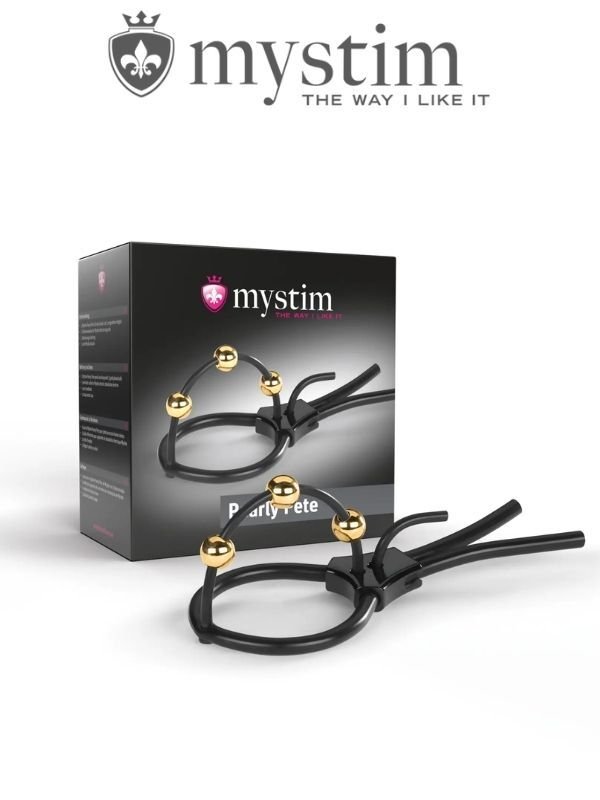 Mystim Pearly Pete Elektrik Penis Halkası