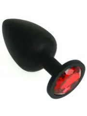 Silikon Anal Plug Medium | Taşlı, Cilt Dostu, Su Geçirmez