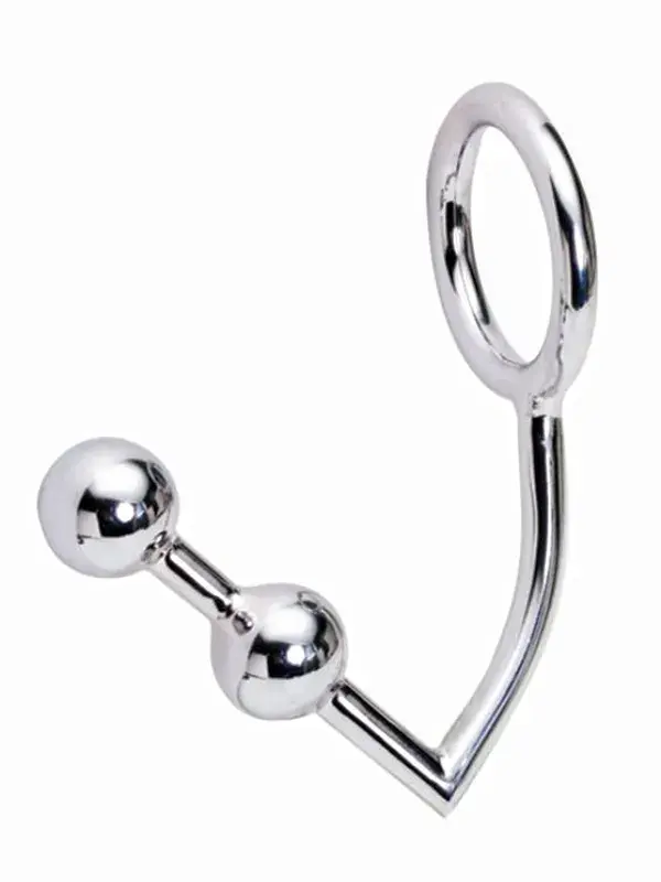 Çift Boğumlu Çelik Anal Plug | Paslanmaz Çelik, Su Geçirmez, Parlak
