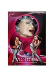 724Haz Sarışın Victoria Şişme Kadın | Büyük Boy, Titreşimli ve Sesli Realistik Seks Oyuncağı