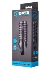 Censan Xlover Penis Kılıfı Boyut Arttırıcı Siyah Şeffaf 11 cm