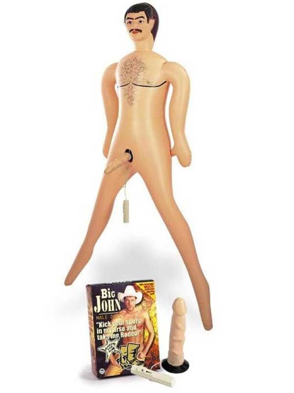 Big John Titreşimli Penisli Şişme Erkek Bebek