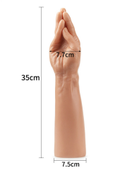 King Size Realistic Magic Hand | Bükülebilir Gerçek El Dildo | 724Haz