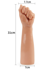 Yumruk King Size Realistik Fist Dildo | Anatomik Parmak & Eklem Detaylı | 724Haz