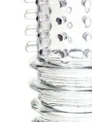 Baldi Şeffaf Penis Kılıfı 8,5 cm | Yumuşak ve Esnek TPR Malzeme ile Erogjen Bölge Uyarımı