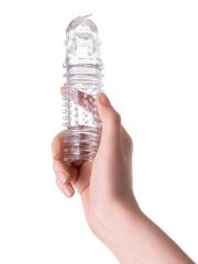 Baldi Şeffaf Penis Kılıfı 8,5 cm | Yumuşak ve Esnek TPR Malzeme ile Erogjen Bölge Uyarımı