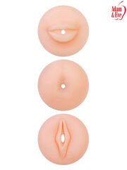 3 Adet Silikon Başlıklı Penis Pompası - Et Dokulu & Etkili